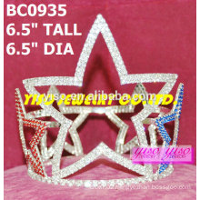 star beauty pageant round crowns and tiaras